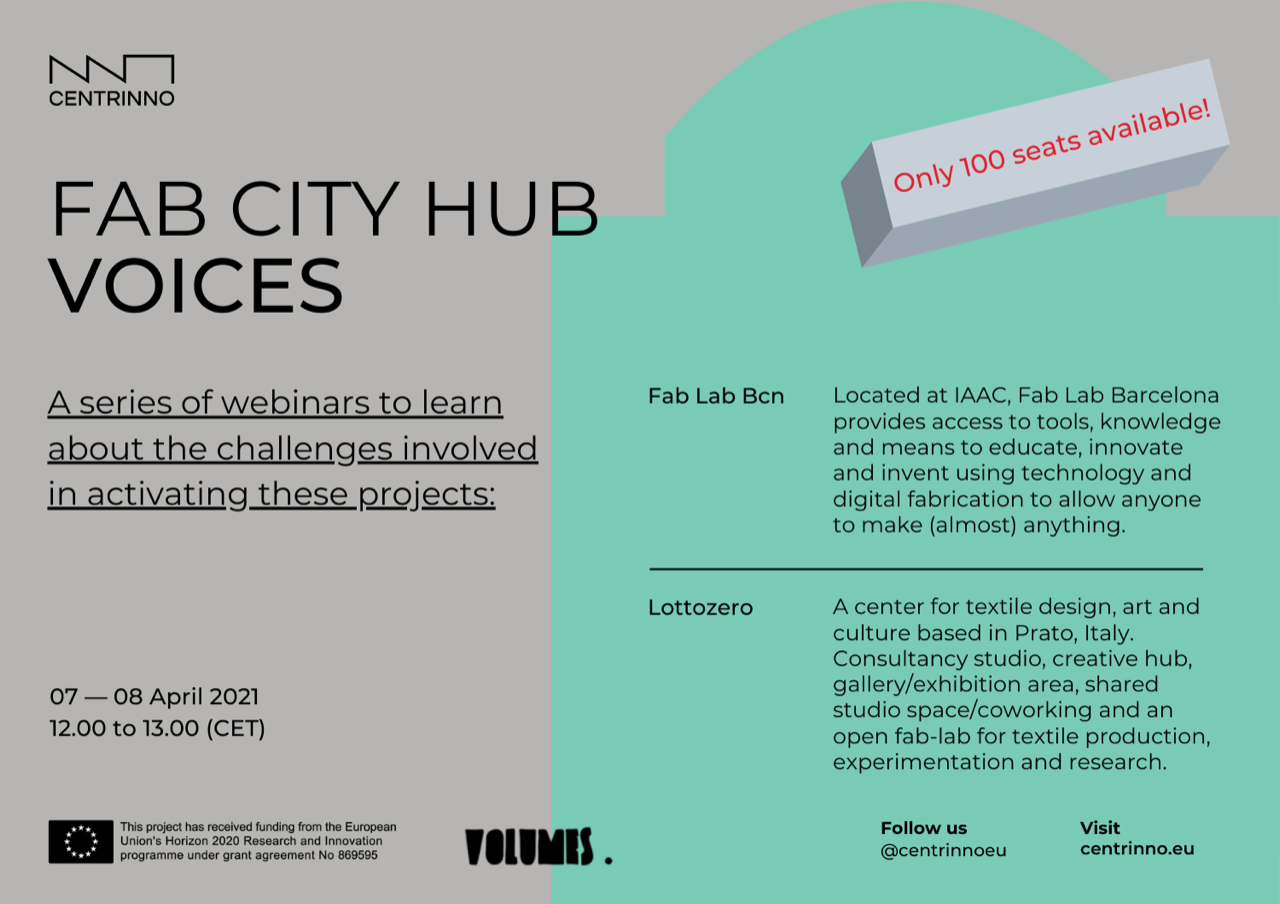 Progetto Centrinno:Fab City Hub Voices