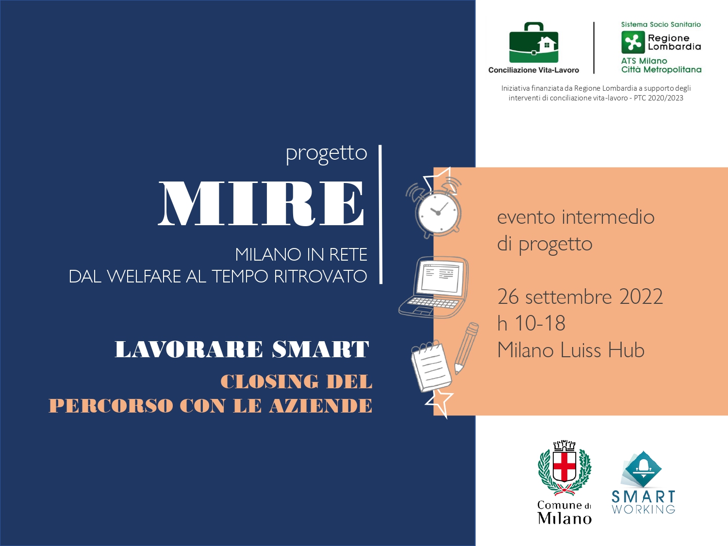 26 settembre, evento intermedio del progetto  MIRE