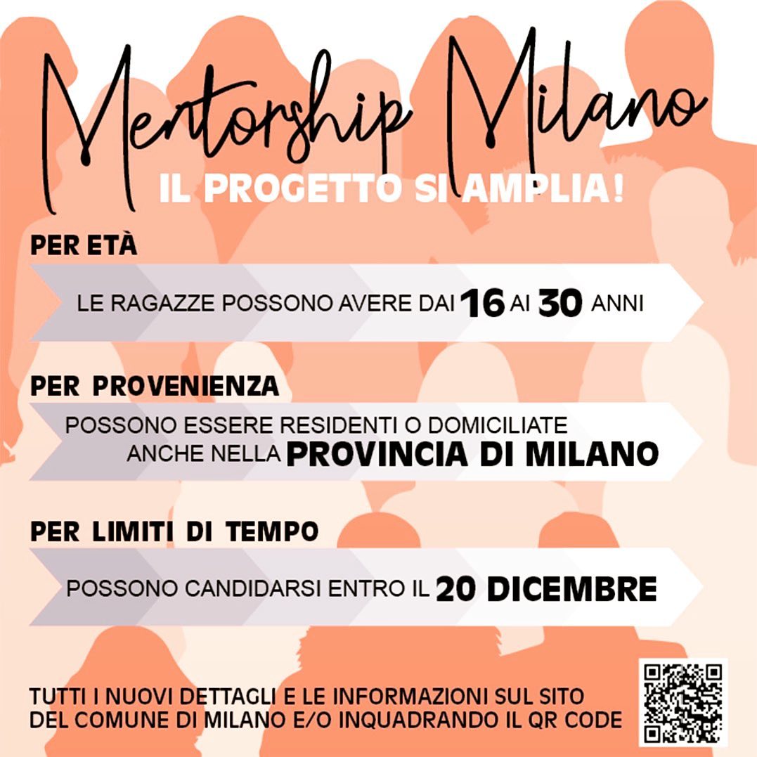 Mentorship Milano, il progetto si amplia