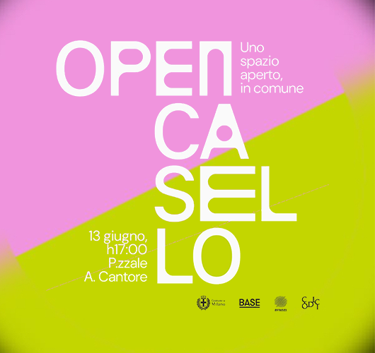 Giovedì 13 giugno inaugura Open Casello